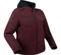 Bering Davis Queen Size impermeabile Giacca tessile moto da donna, rosso, taglia 48 per donne