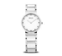 BERING Donna Analogico Quarzo Ceramic Orologio con Cinturino in Acciaio inossidabile/Ceramica Cinturino e Vetro zaffiro 10729-754