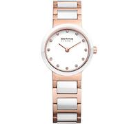 BERING Donna Analogico Quarzo Ceramic Orologio con Cinturino in Acciaio inossidabile/Ceramica Cinturino e Vetro zaffiro 10725-766
