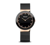 BERING Donna Analogico Quarzo Ceramic Orologio con Cinturino in Acciaio Inossidabile Cinturino e Vetro Zaffiro 11435-166