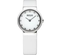BERING Donna Analogico Quarzo Ceramic Orologio con Cinturino in Pelle di vitello Cinturino e Vetro zaffiro 10725-854