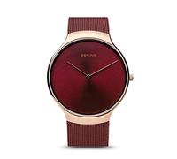 BERING Donna Analogico Quarzo Charity Orologio con Cinturino in Acciaio inossidabile Cinturino e Vetro zaffiro 13338-Charity