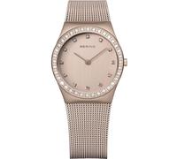 BERING Donna Analogico Quarzo Classic Orologio con Cinturino in Acciaio inossidabile Cinturino e Vetro zaffiro