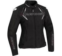 Bering Eve-R, giacca tessile donna T1 male Nero/Bianco