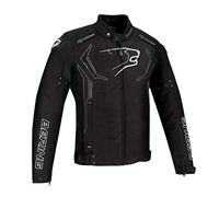 BERING Giacca da moto Guardian nero bianco