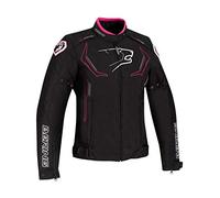 Bering Giubbotto moto Lady Guardian NERO BIANCO FUCSIA
