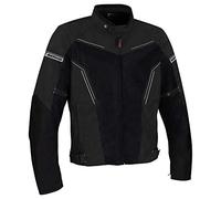 Bering Moto Giacche Cancun, Nero/Grigio, Taglia S