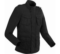 Bering Norris Evo impermeabile Moto Tessile Giacca, nero, taglia L per maschi