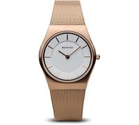 BERING Orologio Analogueico Quarzo Donna con Cinturino in Placcato in Acciaio Inox 11930-366