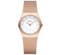 BERING Orologio Analogueico Quarzo Donna con Cinturino in Placcato in Acciaio Inox 11930-366