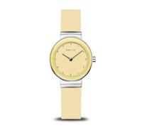 BERING Orologio da donna al quarzo Movement - Classic Collection con acciaio inossidabile e vetro zaffiro 10129-XXX - 3 ATM, giallo., Bracciale