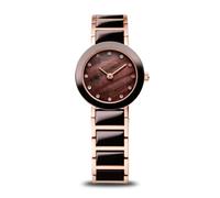 BERING - Orologio da donna in ceramica 22 mm Bracciale in acciaio inossidabile con elementi in ceramica oro rosa 11422-765 - - Accessories - Donna - Marrone - ONE SIZE