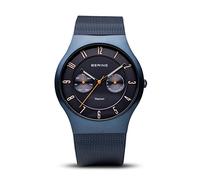 BERING Orologio da Polso Analogico al Quarzo, con Cinturino in Acciaio Inox e Vetro Zaffiro