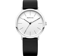 BERING Orologio da polso da donna analogico al quarzo, collezione Classic con cinturino in pelle di vitello e vetro zaffiro