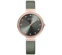 Bering Orologio Donna Orologio da Polso Slim Classic - 12034-667 Pelle
