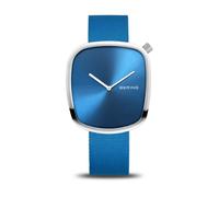 BERING - Orologio Ocean Pebble CON Plastica Oceanica Riciclata blu 18040-308 - - Accessories - unisex - Blu - ONE SIZE