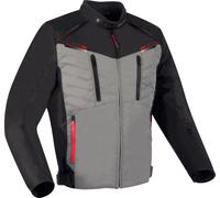 Bering Otago, giacca tessile impermeabile 4XL male Nero/Grigio