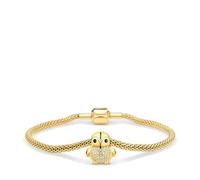 BERING Polar Animals - Bracciale da donna con ciondolo a forma di pinguino, 18.0 Centimeters, Acciaio inossidabile acciaio inossidabile zirconi, Zirconia cubica