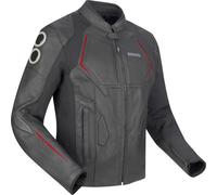 Bering Radial, giacca in pelle XL male Nero/Rosso
