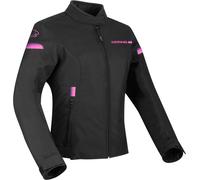 Bering Riva Giacca tessile da donna, nero/rosa, Taglia 48