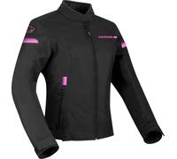 Bering Riva, giacca tessile donna impermeabile T2 male Nero/Fucsia