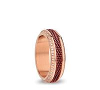 BERING, Set di Anelli Intercambiabili da Donna, in Oro Rosa e Rosso con L'Esclusivo Sistema Twist & Change, Huang-He