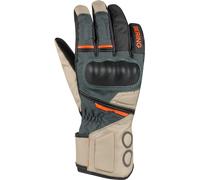 Bering Siberia guanti da moto da donna impermeabili, beige/grigio, Taglia L
