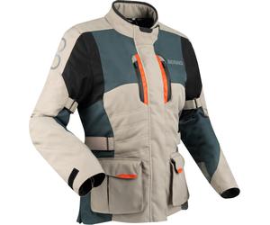 Bering Siberia impermeabile Giacca tessile moto da donna, beige, Taglia 40