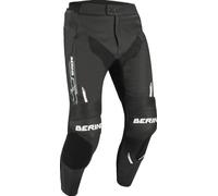 Bering Snap, pantaloni in pelle L male Nero/Bianco