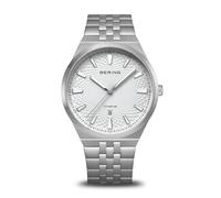 BERING Titanium 16141-704 Orologio da uomo al quarzo, quadrante bianco, cassa in titanio spazzolato, 41 mm, vetro zaffiro, edizione limitata