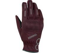 Bering Trend guanti da moto da donna impermeabili, Rosso Borgogna, Taglia M