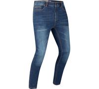 BERING BERING - Pantaloni Trust Slim Blue Washe M