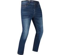 BERING BERING - Pantaloni Trust Tapered Blue Washe XL
