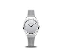 BERING 17031-000 Orologio unisex al quarzo, orologio da polso con cassa in acciaio inossidabile color argento da 31 mm, quadrante color argento, cinturino in maglia milanese, vetro zaffiro, 3 ATM