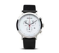 BERING Unisex Analogico Quarzo Classic Orologio con Cinturino in Pelle di vitello Cinturino e Vetro zaffiro 10540-404