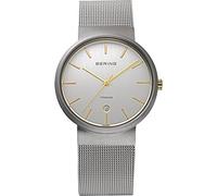 BERING Unisex Analogico Quarzo Titanium Orologio con Cinturino in Acciaio inossidabile Cinturino e Vetro zaffiro 11036-004
