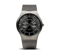 BERING Uomo Analogico Quarzo Titanium Orologio con Cinturino in Acciaio inossidabile Cinturino e Vetro zaffiro 11939-077