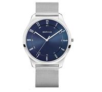 Bering Uomo Orologio da Polso Ultrasottile Argento - 18340-307 Acciaio Inox