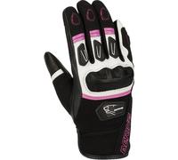 Bering Ursula Ladies Guanti da moto, nero/rosa, Taglia 8 (XL)