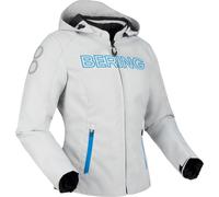 Bering Warwick, giacca tessile impermeabile donna Taglia calibrata T2 male Grigio Chiaro/Blu
