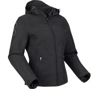 Bering Warwick impermeabile Giacca tessile moto da donna, nero, Taglia 44
