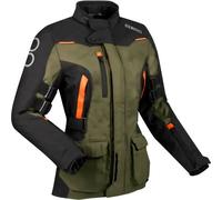 Bering Zephyr, giacca tessile impermeabile donna T4 male Nero/Verde Scuro/Arancione