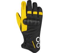 Bering Zephyr guanti da moto da donna impermeabili, nero-giallo, taglia 2XL per donne