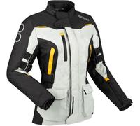 Bering Zephyr, giacca tessile impermeabile donna T1 male Nero/Grigio Chiaro/Giallo