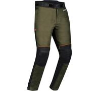 Bering Zephyr pantaloni tessili da moto impermeabili, verde-marrone, taglia M per maschi