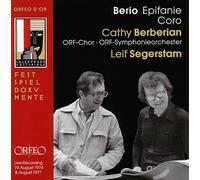Luciano Berio Epifanie, Coro (Segerstam, Orf So, Orf- Chor, Berberian) (CD)