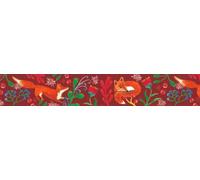 Berisford 80718-25 mm 01 Red Fox Friends - Rotolo di nastro da 20 m, taglia unica