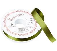 Berisfords 3501 Cypress - Nastro Satinato Double Face in Poliestere da 15 mm x 20 m, Verde cipresso