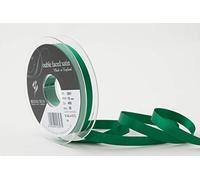 Berisfords 3501 - Nastro di Raso Double Face in Poliestere, Larghezza 10 mm, Dimensioni totali: 10,5 x 10,5 x 1,5 cm, Colore: Verde (455)