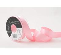 Berisfords 3501 - Nastro di Raso Double Face in Poliestere, Larghezza 25 mm, Dimensioni totali: 10,5 x 10,5 x 3 cm, Colore: Rosa Scuro (401)